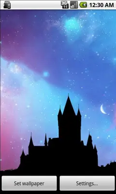 Nightfall Live Wallpaper Free android App screenshot 1